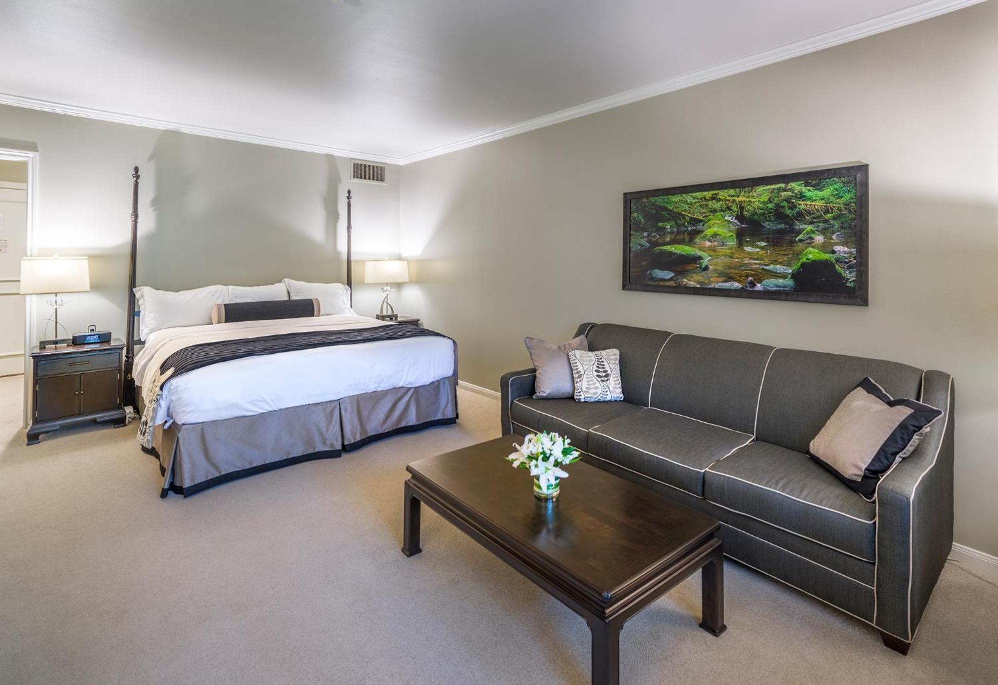 Habitación con cama extragrande.