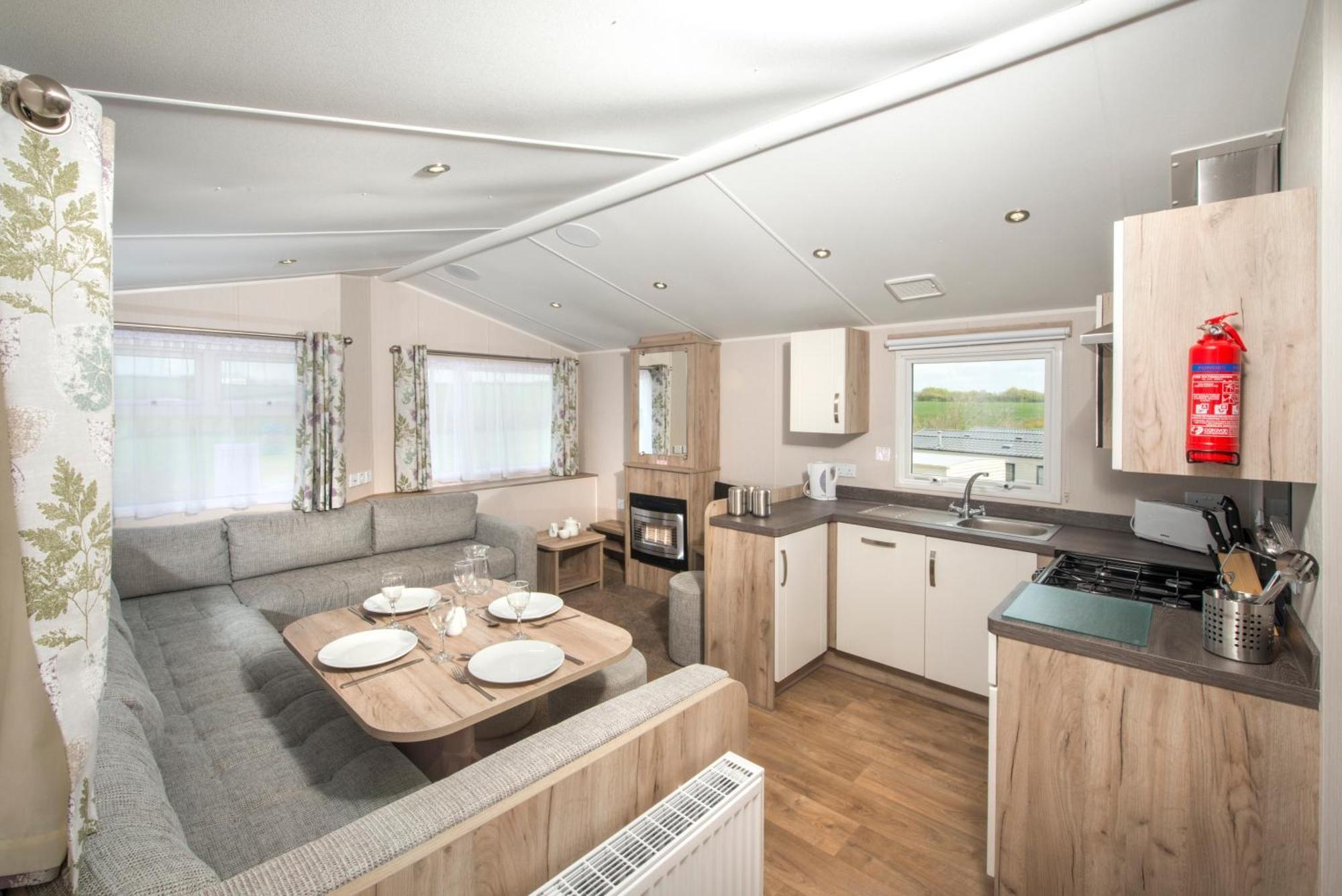 2 Bedroom Silver Caravan