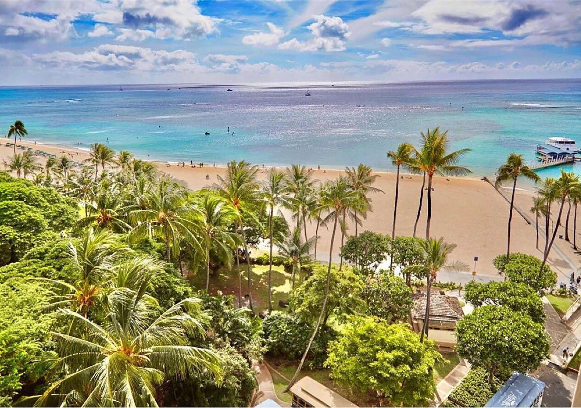 Ali'i Tower com 2 Camas de Casal e Vista do Mar