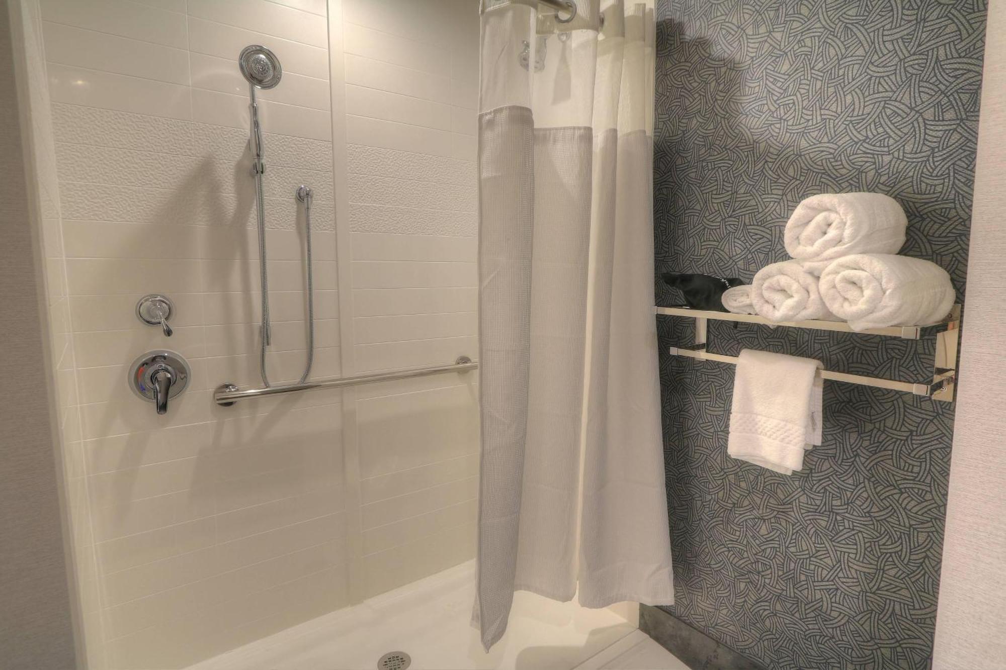 King Room Roll Shower Mobility Access or Hearing Accessible