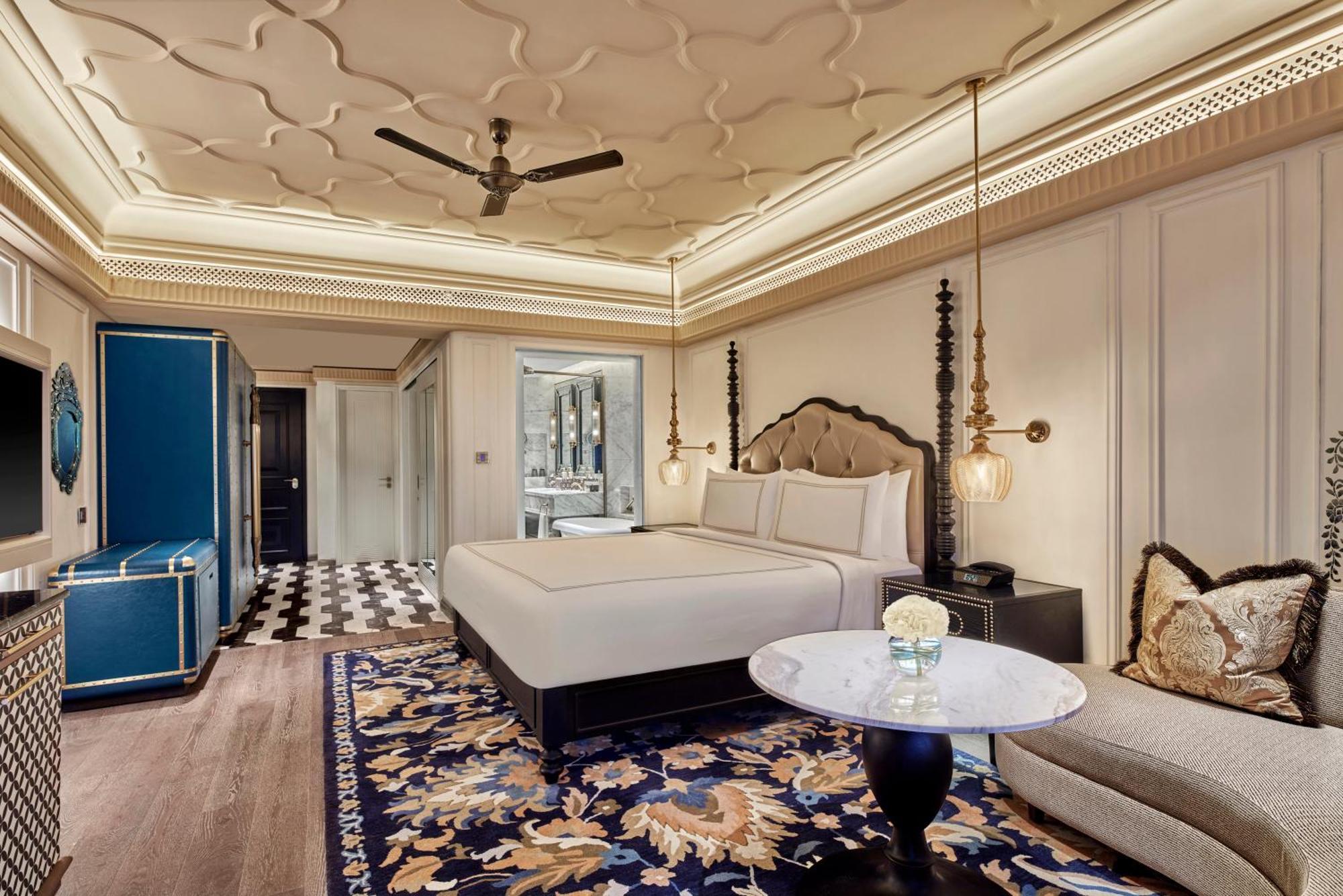 Fairmont King Room with Plunge Pool:15% savings on food & beverages, Buy 1 Get 1 on select premium drinks at Dahaad Bar (5 PM–11 PM), INR 1,000 spa credit once per stay, immersive evening cultural tea, access to paddleball, pickleball courts & minigo