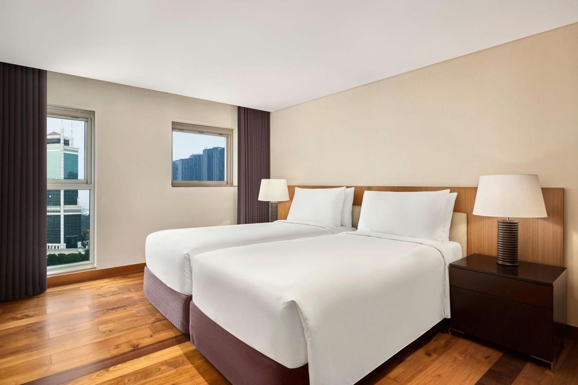 Apartment mit 2 Schlafzimmern mit 1 Kingsize-Bett und 2 Einzelbetten