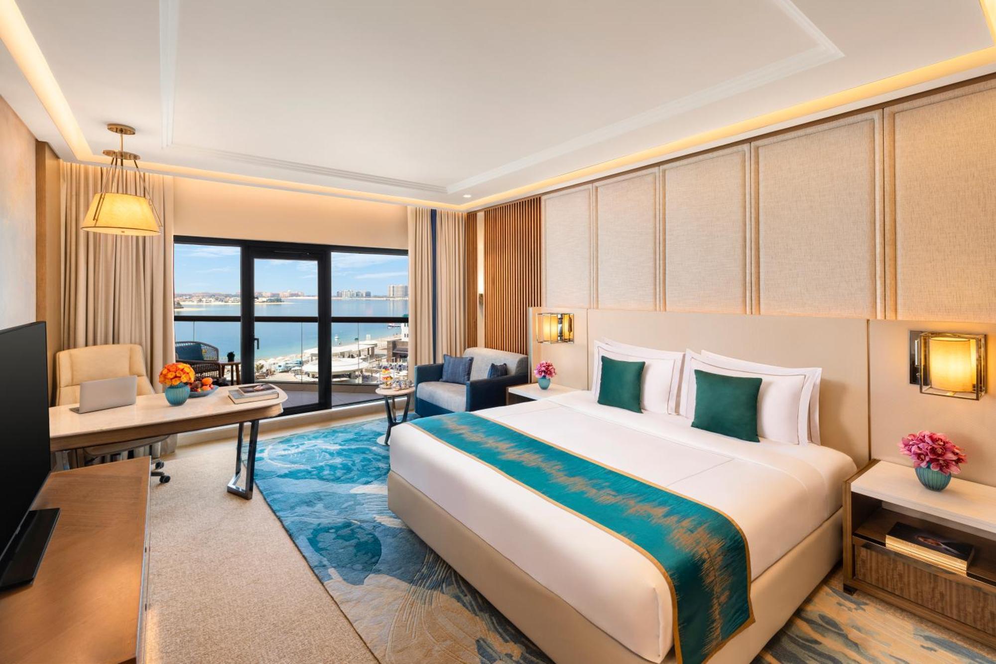 Luxury Palm Sea View Room King Bed - UAE Residents Staycation Offer with breakfast, early check-in, late check-out and 30% disc on F&B, spa & laundry