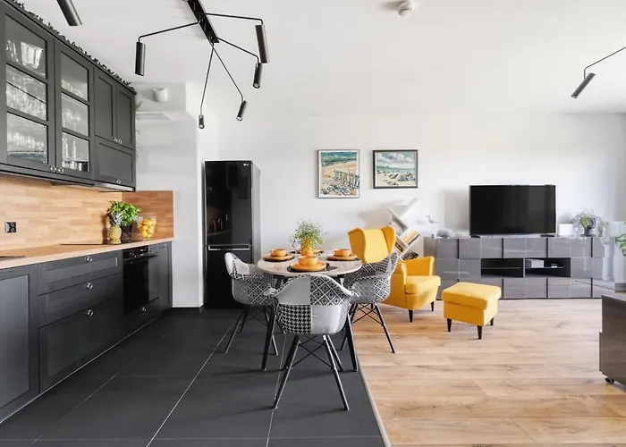 Apartamenty Baltica Towers Modern White&Black