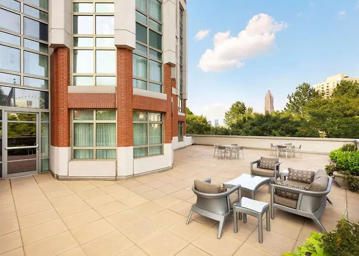 Hotel with view: Embassy Suites By Hilton Atlanta At Centennial Olympic Park