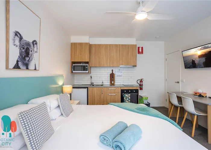 Hotel with view: Botanic City Apartments