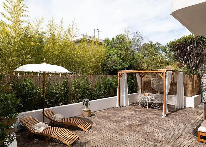 Appartement Jardin La Bohémienne du Mandara Beach , Juan-les-Pins, Cote d Azur