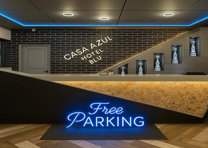 Airport Hotel: Casa Azul Hotel Blu-Ubs Arena